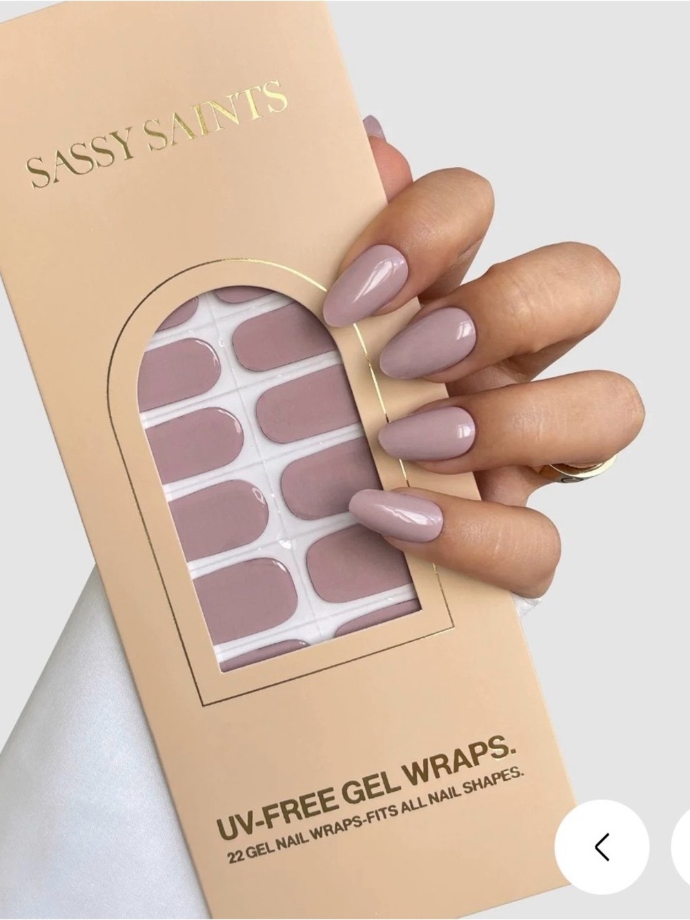 Sassy Saints Gel Nail Wraps - Neutral Flow
